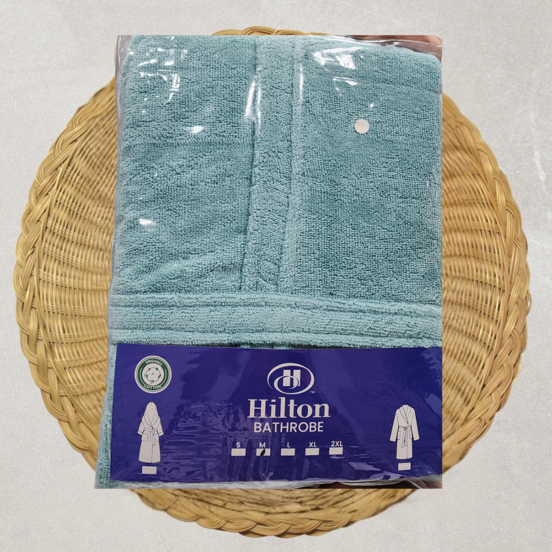 Premium Cotton Hooded Bathrobe